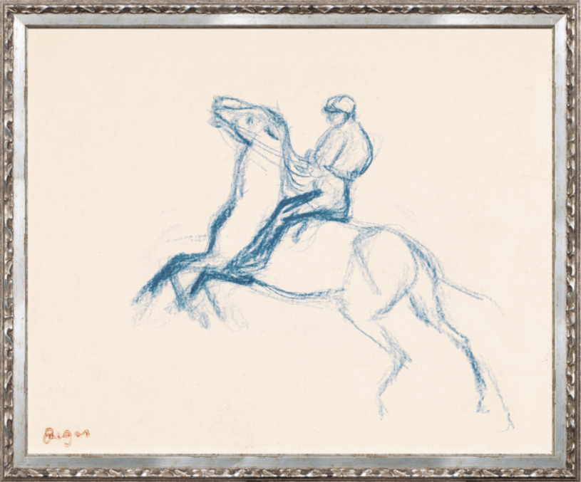 Collection Vintage - Jockey on Horse, 1869