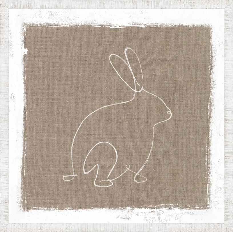 Cottage - One Line Rabbit Profile