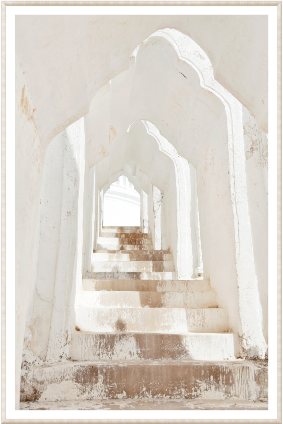 Masonry - White Pagoda, Myanmar