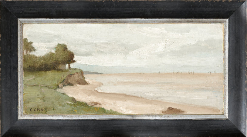 Petite Scapes - Beach Near Etretat C. 1872