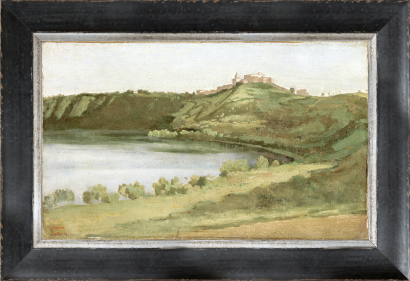 Petite Scapes - Lake Albano and Castel Gandolfo C. 1826