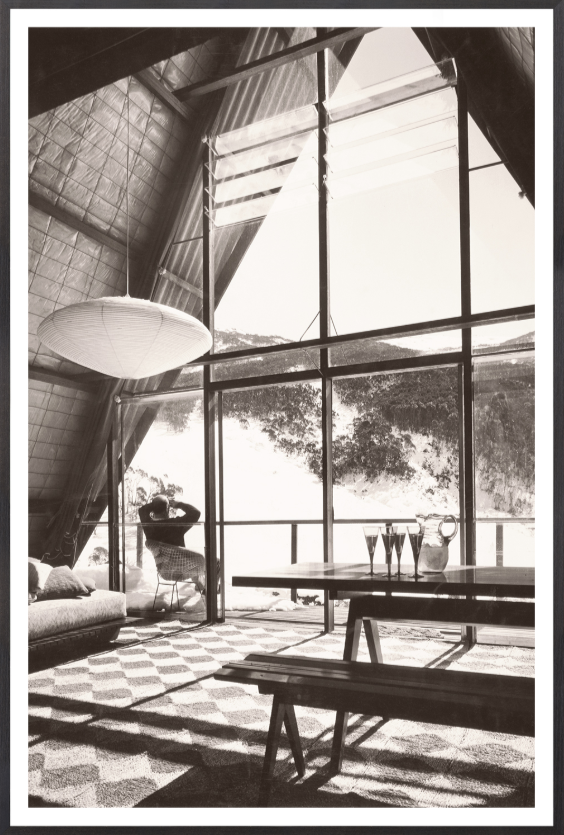 Ski Lodge Interior C. 1966