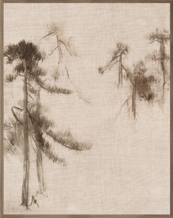 Ink Wash Pines IV