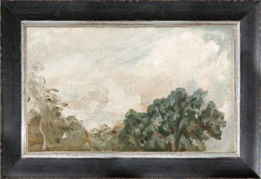Petite Scapes - Cloud Study with Trees C. 1821