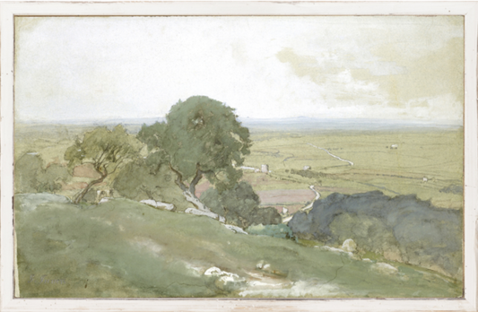 Petite Scapes - Olive Trees at Tivoli C. 1873