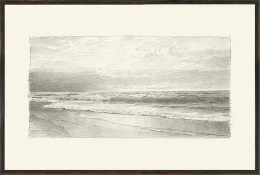Richards - Folio, Graphite Seascape II - 1870